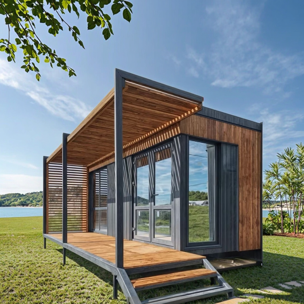 Triangular Design Prefab House, Quick Assembly Customized Portable Multi