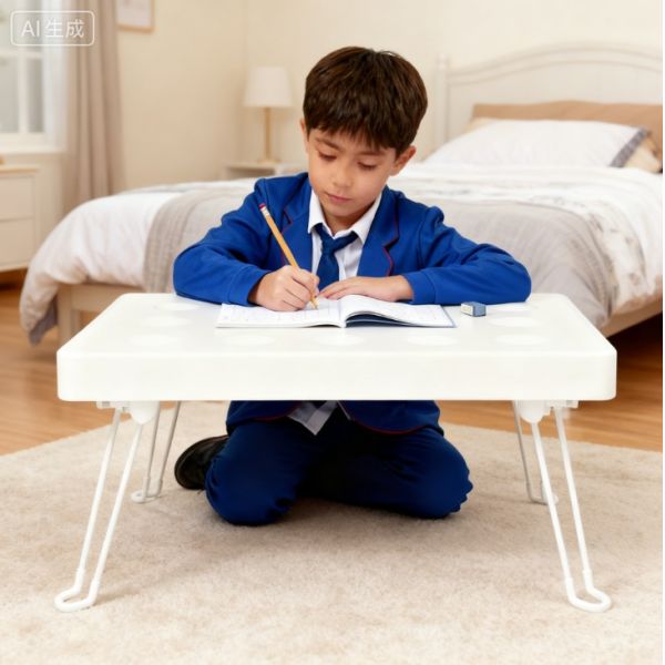 RGB Color-Changing LED Learning Table with Touch-Responsive Game Mode and Durable PE Material for Kids