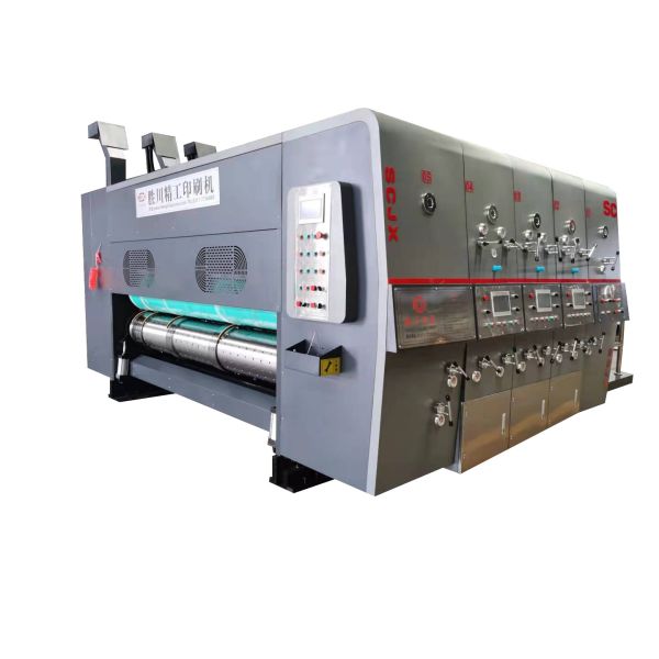 Cardboard Box Printing Machine 4 Colours Flexo Printing Machine Flexo Printer Slotter