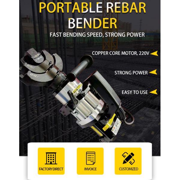 Steel Bars Bending Machine Automatic Double Head Rebar Bender with Computerized Design