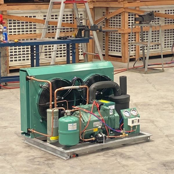 Compact Condenser Unit Air Cooled With Highly Rotary Inverter Compressor