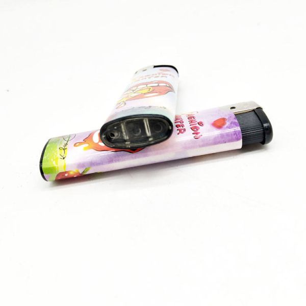 Customized Popular Logo Smoking Lighter Dongyi Cheapest Refillable Electric Lighter