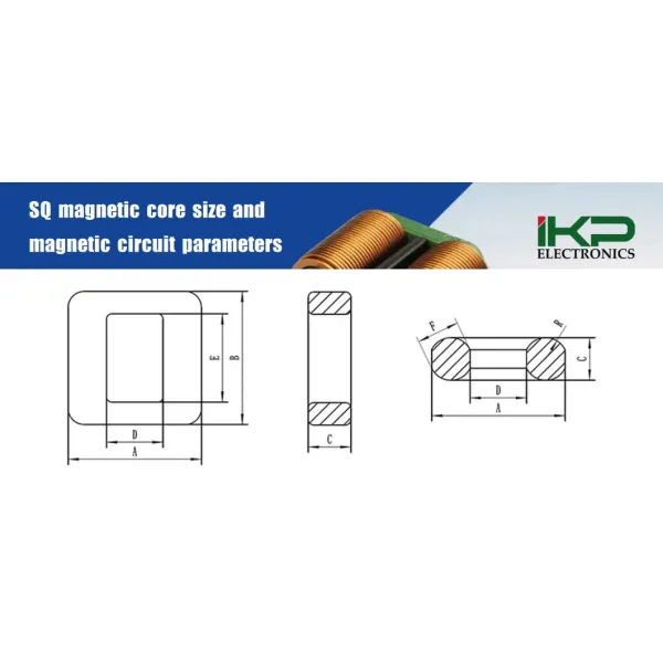 Ferrite Coil Variable Inductor Frame Core Common Mode Choke Inductors
