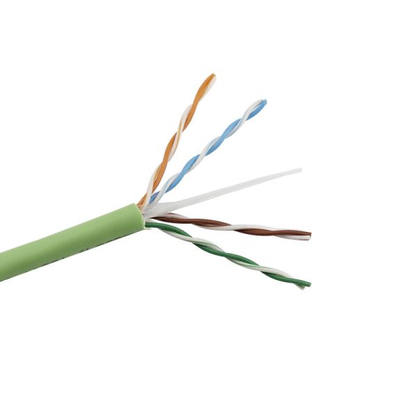 PVC Jacket FTP Lan Cat6 Shielded Network Cable BC/CCA Conductor Fluke Test