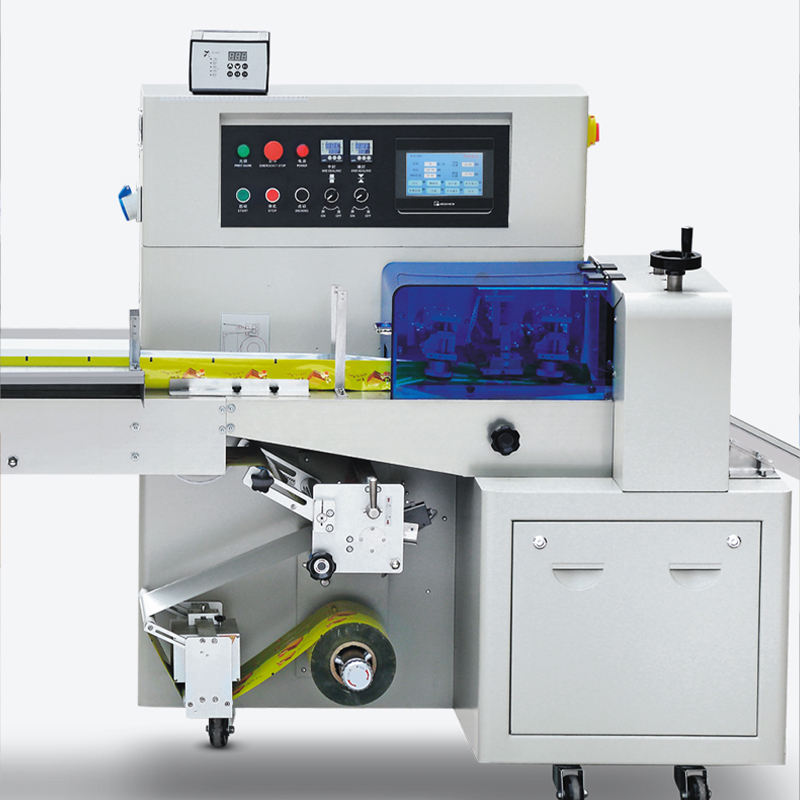 Automatic Servo Motor Horizontal Flow Packing Machine with Human-Machine Interface and High Sensitivity Photoelectric Eye