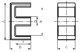 EE20 Type Mn-Zn Soft Magnetic Power Ferrite Core