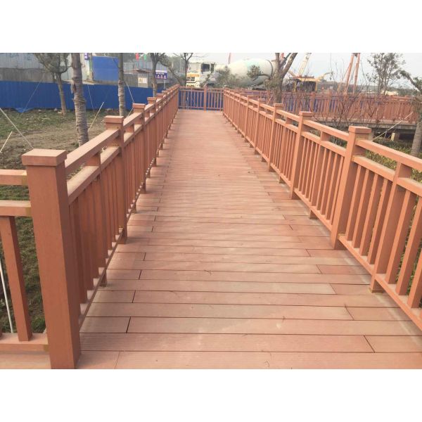 ECO Recycle Wpc Stair Railing Plastic Superior Systems Vinyl Railing Decking