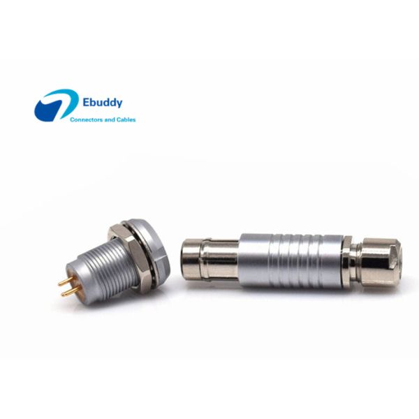 S102 Size Fischer Cable Connector 2 - 9in S SC, D DBP Rear Panel Mount Receptacle