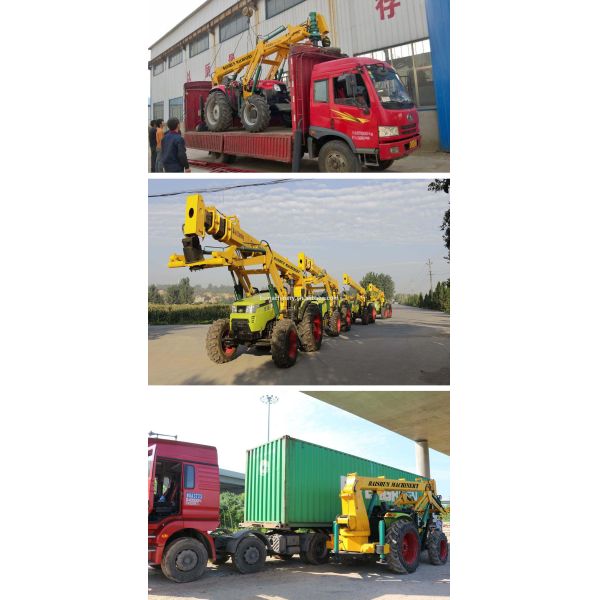 Hydraulic Vibrating Pile Driver Pole Erection Machine With 150-2000mm Drilling Diameter