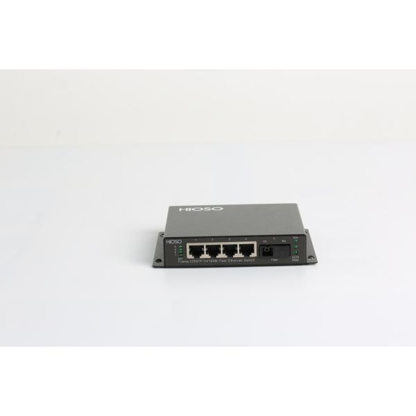 HiOSO DC12V Ethernet Access Switch , 5 Port Industrial Ethernet Switch