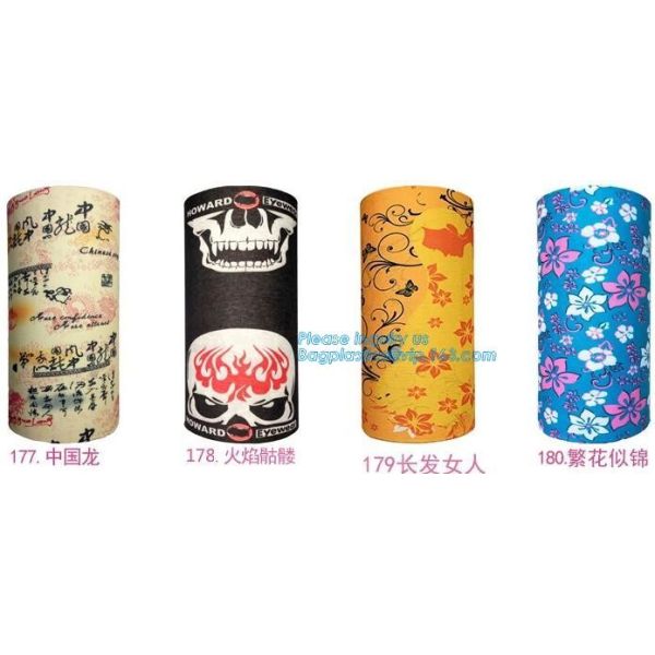 custom colorful seamless multifunctional bandana,Bespoke multifunctional seamless tube sun protection face mask scarf ba