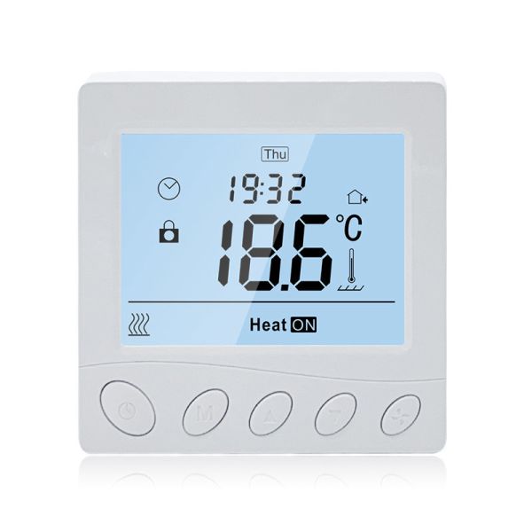 Glomarket LCD Thermostat Large Screen Tuya Digital Smart Room Programmable Air Thermostat High Quality Anti-Flammable