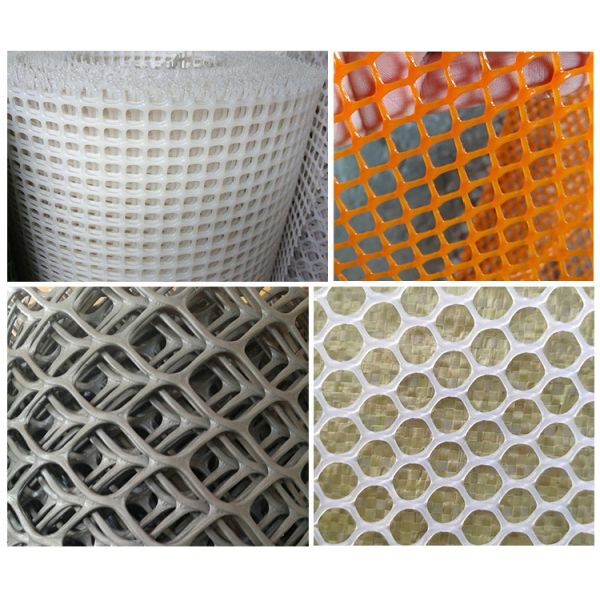 HDPE Plastic Flat Plain Netting Pe Extruded Plastic Plain Mesh Roll