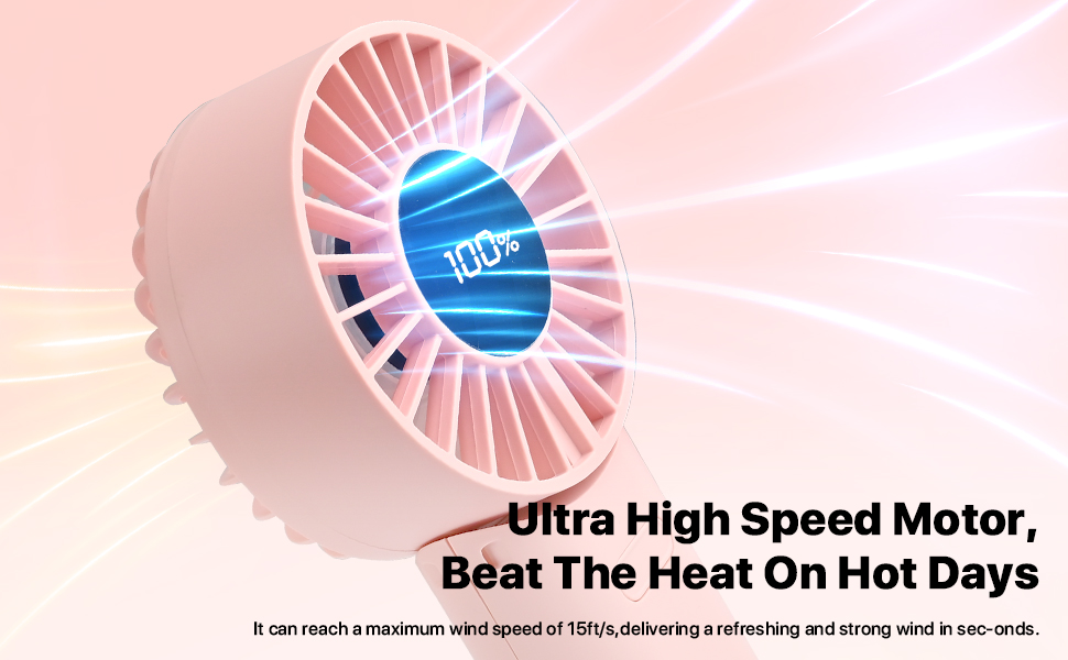 Personalized Smart New Arrivals USB Foldable Mini Rechargeable HandHeld Fan for Outdoor Ventilator Mini Portable Fan or Neck Fan