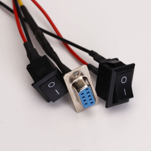 Custom Wire Harness with Switch Included REACH and CE Certified Cable Assembly