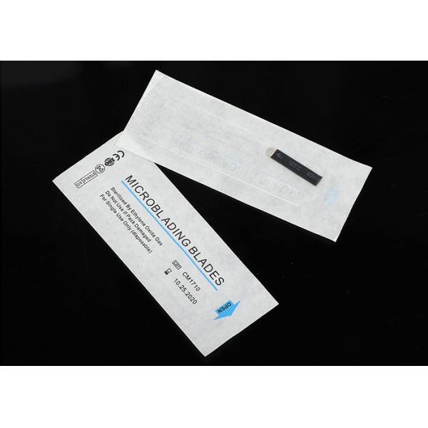 Black Color Micro Eyebrow Microblading Blades / Permanent Makeup Needles