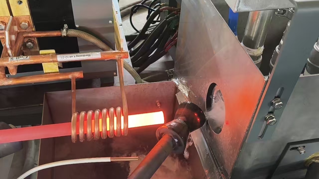 Thread Bar Continuous Induction Heating For Hardening And Quenching Heat Treatment Production Line